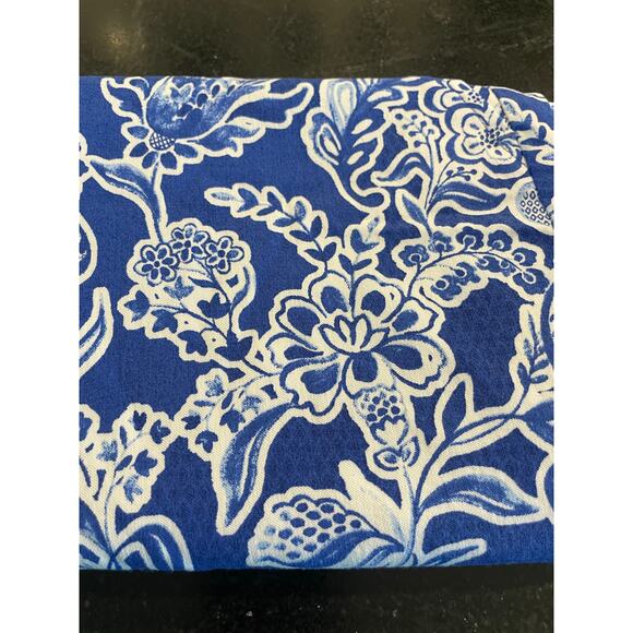 Rafaella Blue and White Floral print pull on shorts 12 NWOT - Picture 8 of 11